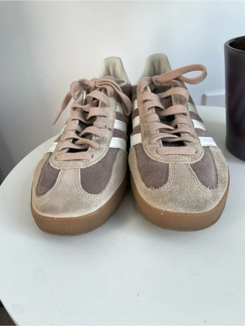 Men Size 8.5 adidas Gazelle Indoor Earth Strata Magic Beige Shoes